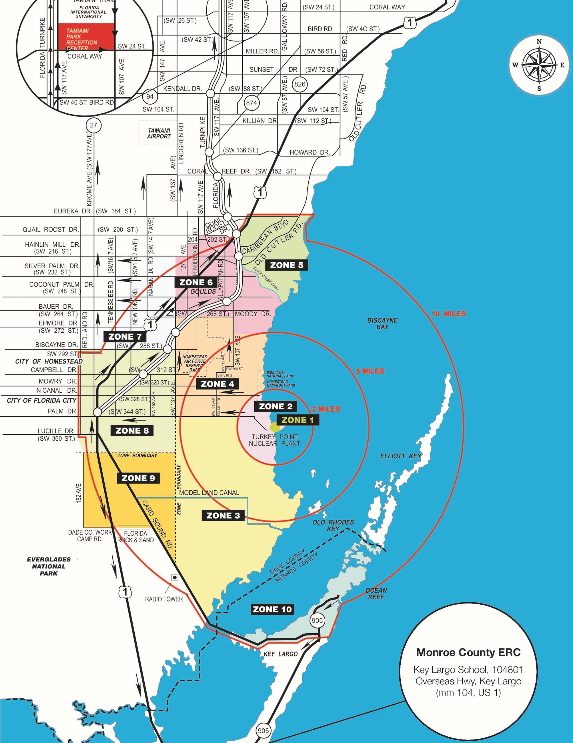 Turkey Point planning map with zones